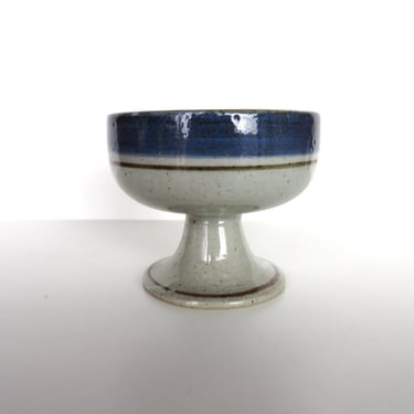 Otagiri Blue Mariner Stoneware Footed Bowl From Japan - 2 Available 