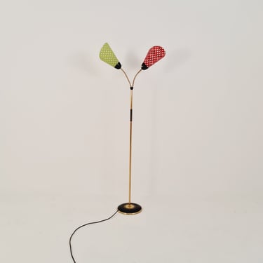 50s Floor Lamp (Bag Lamp) Brass Flex Low Lamp 