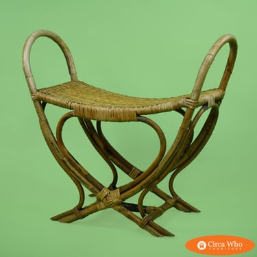 Organic Wing Bamboo Bench