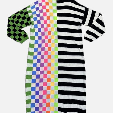 2021 Christopher John Rogers Wool Checkerboard Dress