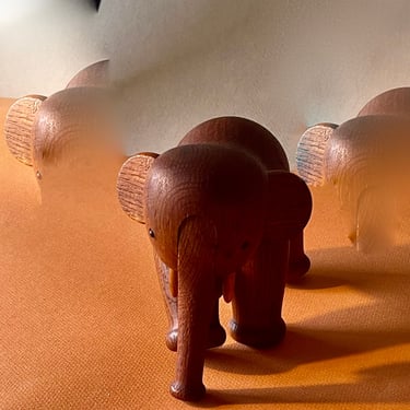 Kay Bojesen Iconic Vintage Elephant 1950's Denmark Signed 