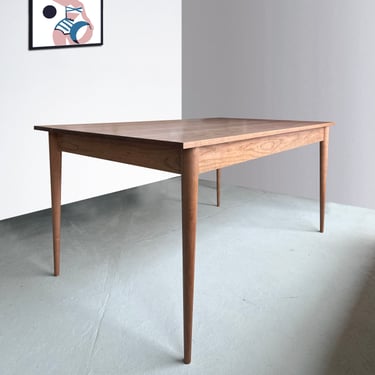 Cherry Dining Room Table - The Watson Table - Mid Century Modern Inspired 
