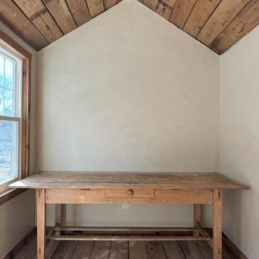 antique pine harvest table 