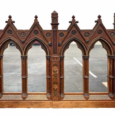 Antique Wood Panels, Large, Palace Antique Gothic, Backdrop, Vintage / Antique!