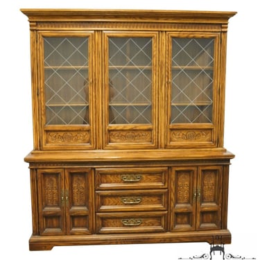 BURLINGTON HOUSE Italian Neoclassical Tuscan Mediterranean 71" Buffet w. China Cabinet 209-841 