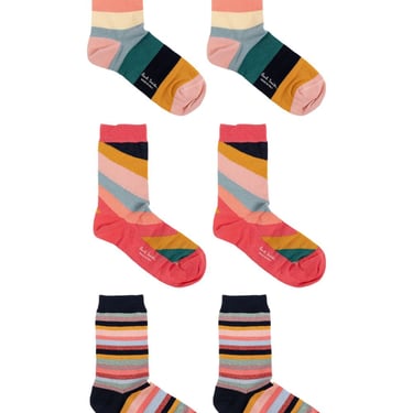 Paul Smith Women Swirl Socks - 3 Pack