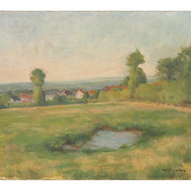 Vintage Landscape Painting XII
