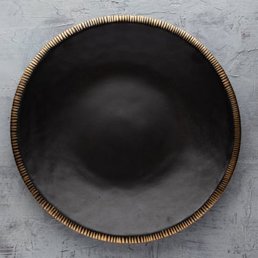 Gold Deco Serving Platter (Line)