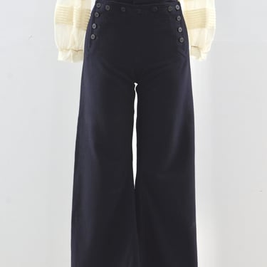 50's Navy Wool Trousers