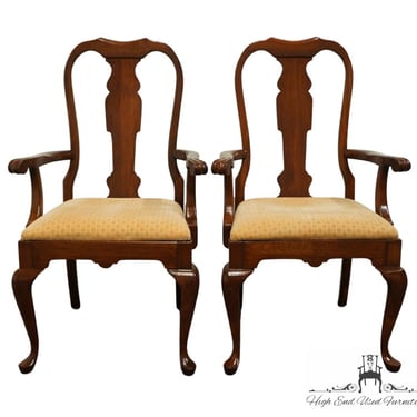 Set of 2 PENNSYLVANIA HOUSE Solid Cherry Traditional Style Dining Arm Chairs 11-3110 