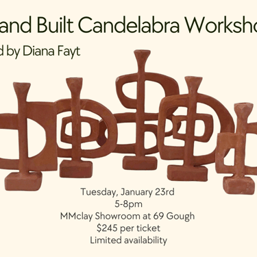 Hand Built Candelabra Workshop