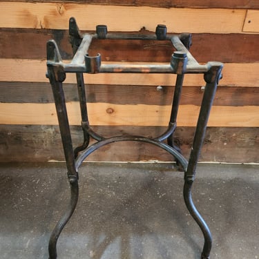 Vintage Japanned Rolling Typewriter Stand 22.5 x 29 x 20