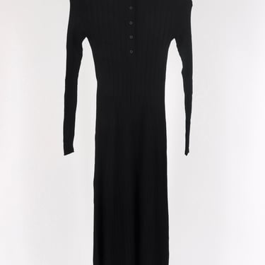 Hanly Fine Knit Dress - Black