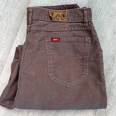 Vintage Lee Riders Light Brown Corduroy Pants