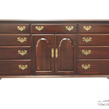 ETHAN ALLEN Georgian Court Solid Cherry Traditional Style 74" Triple Door Dresser 11-5203 