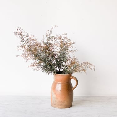 Stamped Stoneware Pitcher