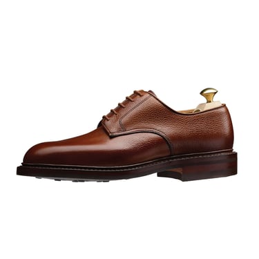 CROCKETT AND JONES GRASMERE TAN SCOTCH GRAIN DAINITE RUBBER SOLE