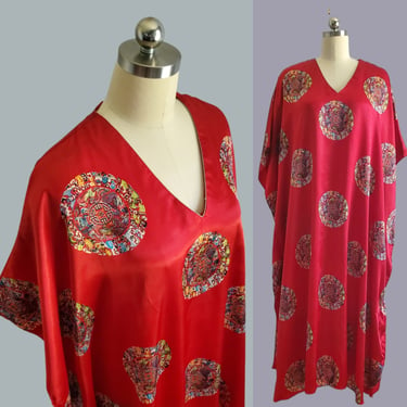 1980s Kaftan - 80s Loungewear - 80s Women's Vintage One Size 