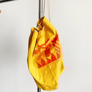 Vintage Swim Fair Pasadena Canvas Backpack 