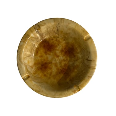 TMDP Vintage Brown Marble Ashtray