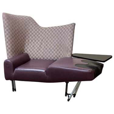 &quot;Torso&quot; Purple Lounge Chair by Paolo Deganello for Cassina