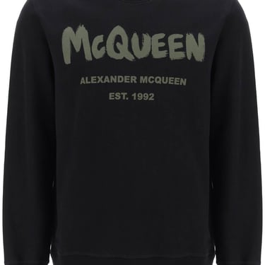 Alexander Mcqueen Mcqueen Graffiti Sweatshirt Men