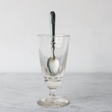 Absinthe Glass with Silver Spoon