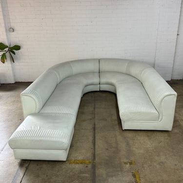 6 Piece Postmodern Modular Sectional- attributed to De Sede 