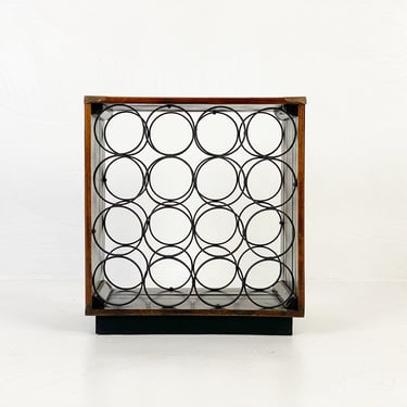 Square Wine Rack #6005 by Arthur Umanoff for Arleigh, Circa 1971 - *Please ask for a shipping quote before you buy. 