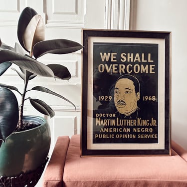 Vintage Framed Martin Luther King & John F. Kennedy | BLK MKT Vintage ...