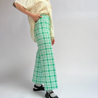 Green Plaid Pants (L)