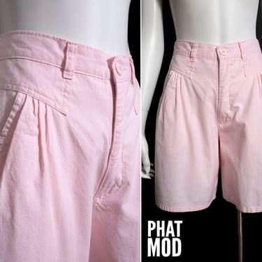 Cute Vintage 80s Pastel Pink Shorts with Pockets by Cherokee 