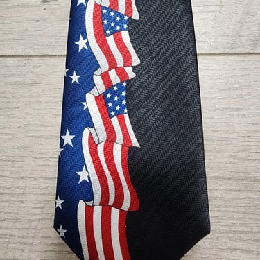 Patriotic Accessories Red White and Blue Neckties Election Day clothing American Flag theme apparel 