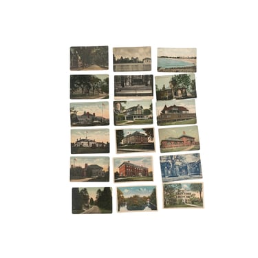Vintage Massachusetts Postcards- Lot of 17 
