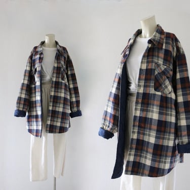 oversized insulated flannel jacket 