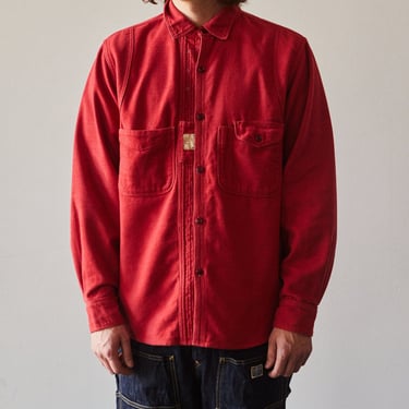 Kapital Cotton Wool Mopar Shirt, Red