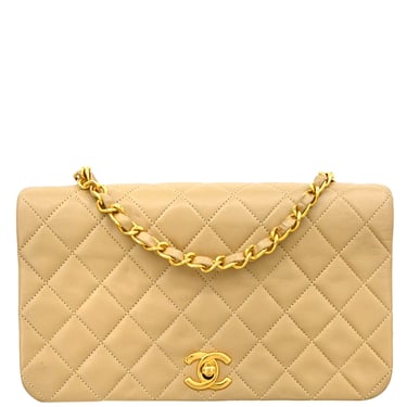 Vintage CHANEL Limited Edition Cream Canvas Small CC No. 5