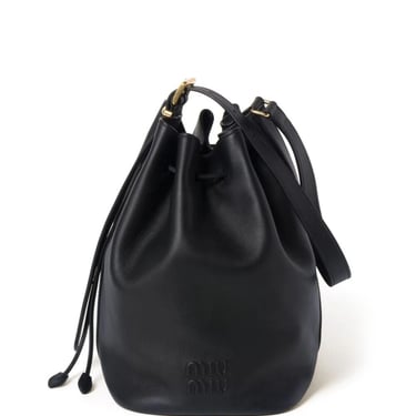 Miu Miu Women Leather Bucket Bag