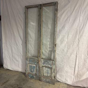 Early 1900's Vintage Store Front Doors (Pair)