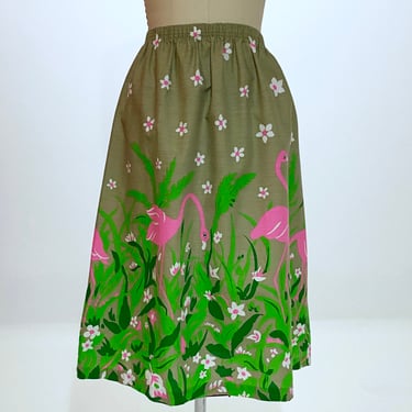 Flamingo Vintage Skirt