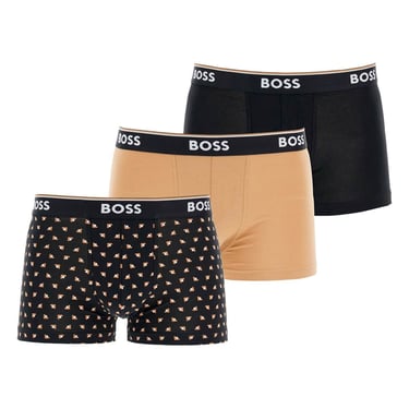 Boss Set 3 Boxer Slim Fit In Cotone Elasticizzato Colori Assortiti Men