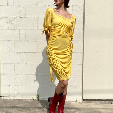 Mellow Yellow 90's Ungaro Dress