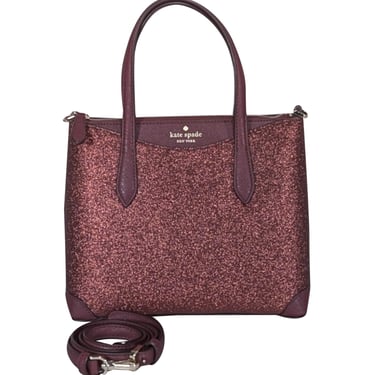 Kate Spade - Maroon Glitter Satchel