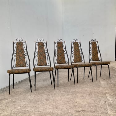 Set of 5 Mastercraft Dinette Chairs