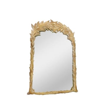 #1514 Sculptural Palm Frond Mirror in the Style of Serge Roche