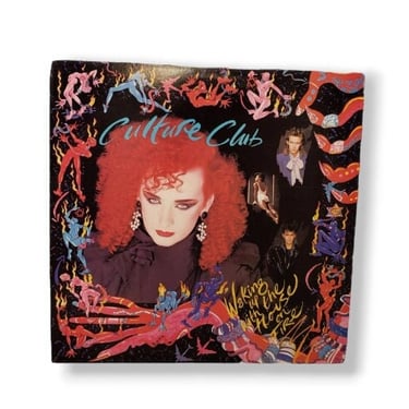 1984 Vintage Culture Club Album w/ Lyrics, Waking Up With The House On Fire, Boy George, Pop Music, Virgin Records LP, Vintage Vinyl 