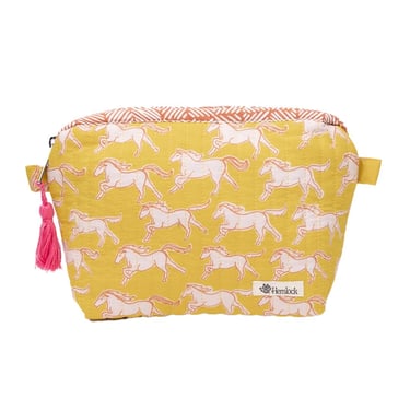 HEML Horses Quilted Pouch