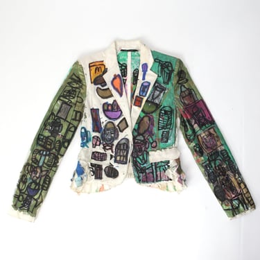 Creative Growth x George Wilson x Gucci Hand Painted Blazer*