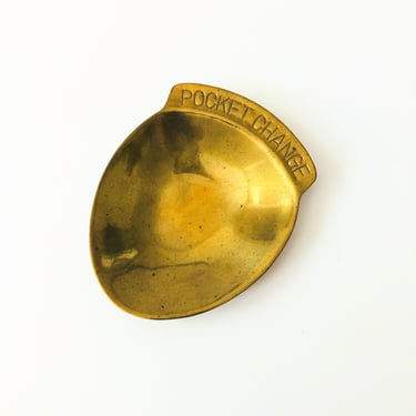 Brass Pocket Change Dish 