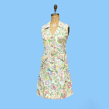 white christmas dresses 50s Mid Mod Retro Atomic Diamond Teardrop Print Long Sleeve Midi Dress - Vintage Mid Century Modern Boho Chic Flared Skirt Style main image 0